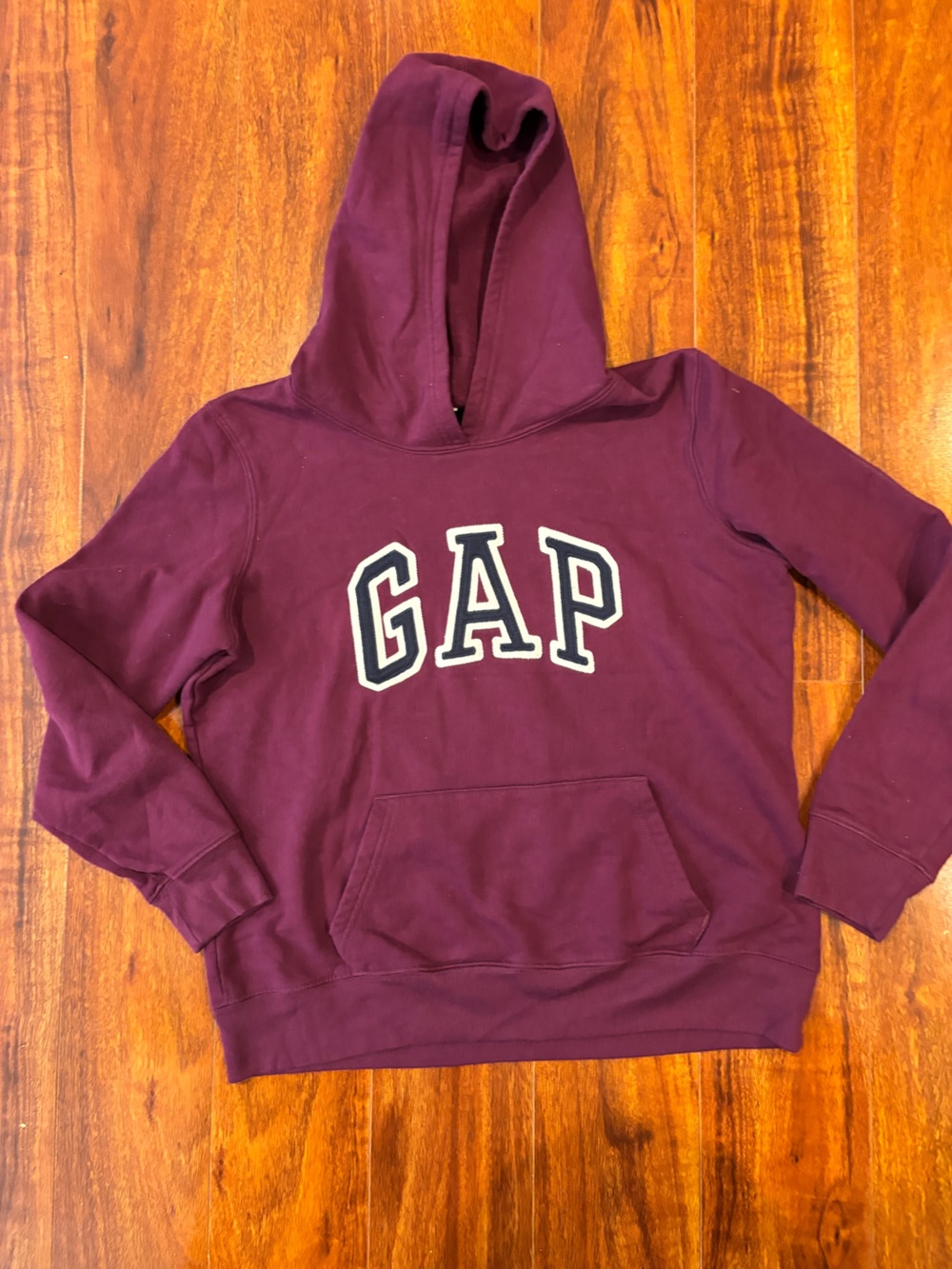 GAP Plum Hoodie with Contrasting Logo